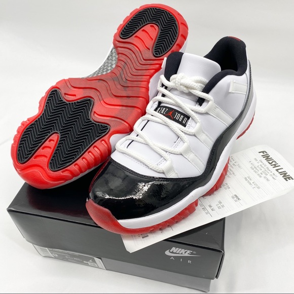 Air Jordan 11 Low White/University Red-IN HAND! - Picture 11 of 16